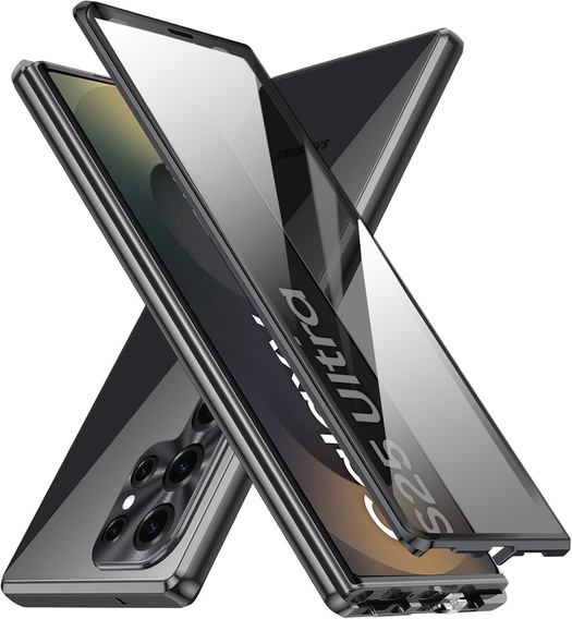 Pouzdro pro Samsung Galaxy S25 Ultra, Privacy Dual Glass, černé