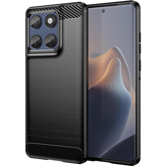 Pouzdro pro Motorola Edge 60 / 60 Fusion, Carbon, černé