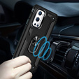 Pancéřové pouzdro pro OnePlus 9 Pro, Nox Case Ring, černé