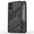 Pouzdro pro Samsung Galaxy S25 Edge, Military kickstand, černé