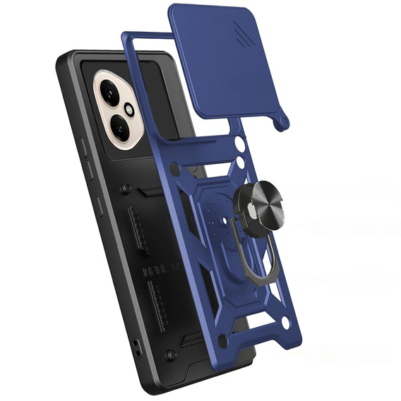 Pouzdro pro Honor 400 5G, CamShield Slide, modré