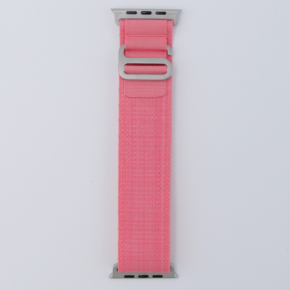 Nylonový řemínek pro Apple Watch 1/2/3/4/5/6/7/8/SE/ULTRA 42/44/45/49 mm, růžový 