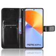 Klopové pouzdro pro Infinix Note 30 Pro 4G, Crazy Horse Wallet, černé