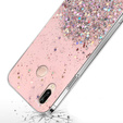 Pouzdro pro Huawei P20 Lite, Glittery, růžové