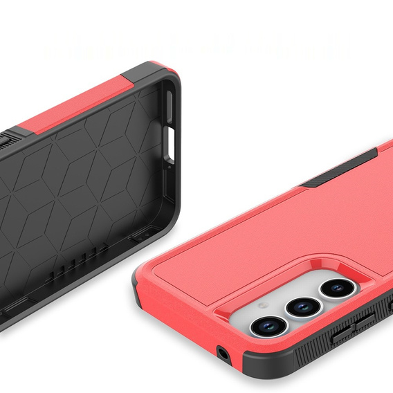 Pancéřované pouzdro pro Samsung Galaxy A35 5G, Dual Shockproof, červené