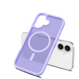 Pouzdro Matt pro iPhone 17, pro MagSafe, průsvitně fialové