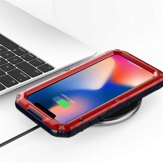 Pancéřové pouzdro pro iPhone 11, R-JUST, červené