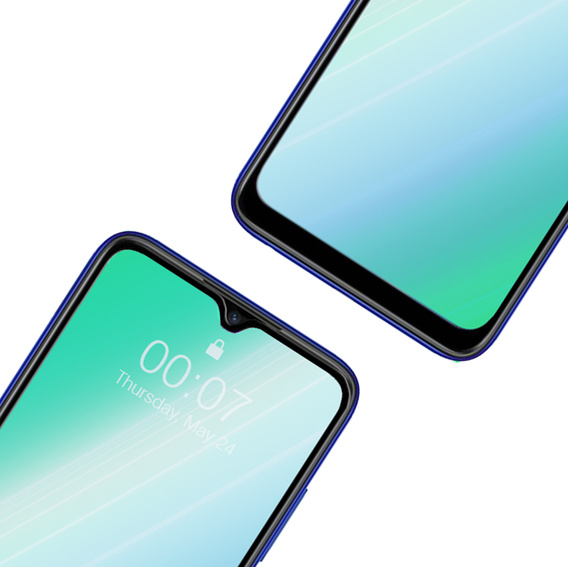 2x tvrzené sklo pro Xiaomi Redmi Note 8T, ERBORD 3D pro celý displej