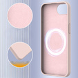 Pouzdro pro iPhone 16e, Silicone MagSafe, růžové