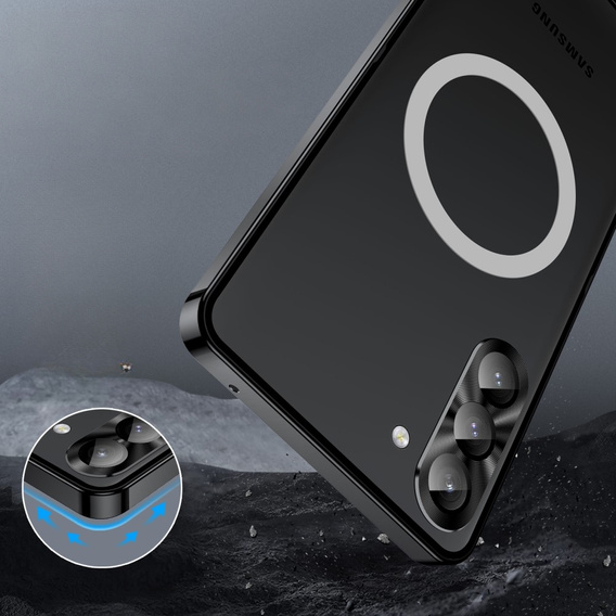 Ochranné pouzdro na fotoaparát pro Samsung Galaxy S24+ Plus, CamShield MagSafe, transparentní / černé