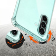 Pouzdro pro Samsung Galaxy A26, Erbord Dropproof, průhledné + sklo