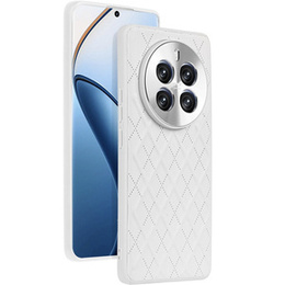 Pouzdro pro Realme 12 Pro 5G / 12 Pro+ 5G, Rhombus, bílé