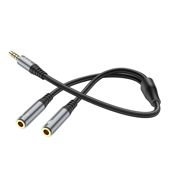 Hoco UPA21 Audio kabel AUX 2v1 – rozbočovač Jack 3,5 mm