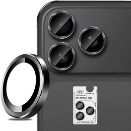 Sklo na fotoaparát ERBORD OPTIK Pro pro iPhone 17 Pro / 17 Pro Max, černé