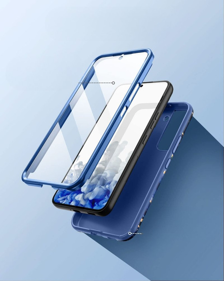 Pouzdro pro Samsung Galaxy S22, Suritch Full Body Cosmos, modré