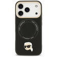 Pouzdro Karl Lagerfeld Big Strap Karl Metal Logo MagSafe pro iPhone 17 Pro