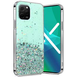 Pouzdro pro Huawei Nova Y61, Glittery, zelené