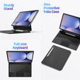 Pouzdro s Bluetooth klávesnicí Dux Ducis pro Samsung Galaxy Tab S10 Ultra / S9 Ultra / S8 Ultra