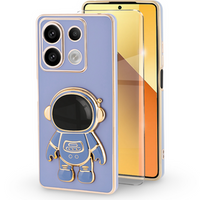 Pouzdro pro Xiaomi Redmi Note 13 5G, Astronaut, modré + 9H tvrzené sklo