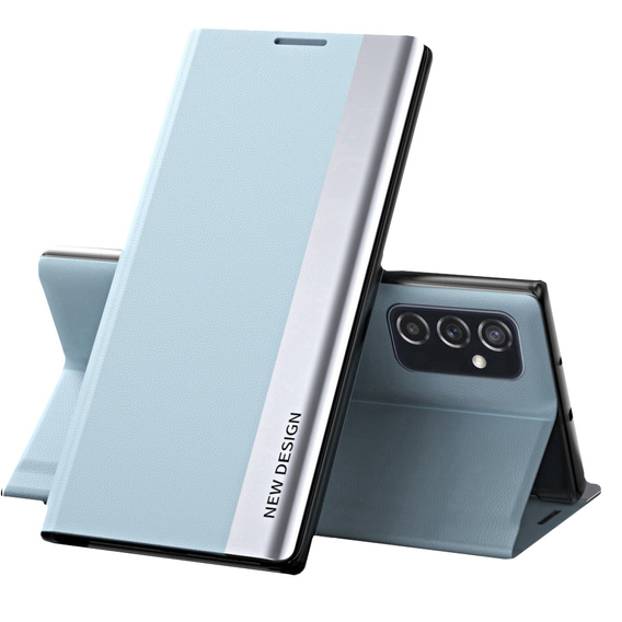 Klopové pouzdro pro Samsung Galaxy M23 5G / M13, Side Magnetic, světle modré
