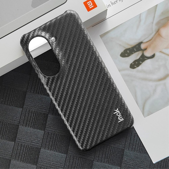 Pouzdro IMAK pro Asus Zenfone 9 5G / 10 5G, Ruiyi Series Case Carbon, černé