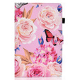 Pouzdro pro Lenovo Tab M10 Plus 10.6 Gen 3 125F/128F, flowers and butterfly