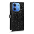 Flipové pouzdro pro Xiaomi Redmi 15C 4G/LTE, Wallet Rhombus, černé