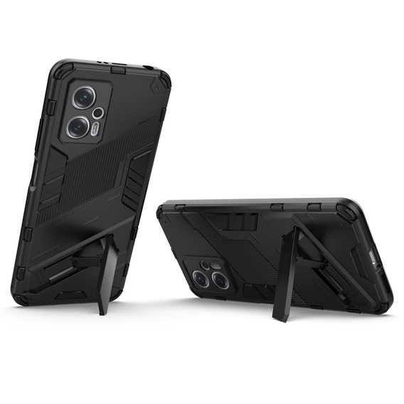 Pouzdro pro Xiaomi Poco X4 GT 5G, Military kickstand, černé