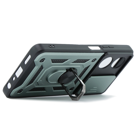 Pouzdro pro Oppo A58 4G, CamShield Slide, zelený