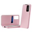 Flipové pouzdro pro Samsung Galaxy S24 FE, Smart View Wallet, růžové