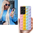 Pouzdro Push Bubble Pop It pro Samsung Galaxy S21 Ultra