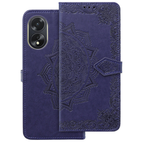 Klopové pouzdro pro Oppo A38 4G / Oppo A18 4G, Mandala, fialové