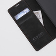 Pouzdro pro Oppo A78 4G, ERBORD Vintage peněženka s klopou, černé