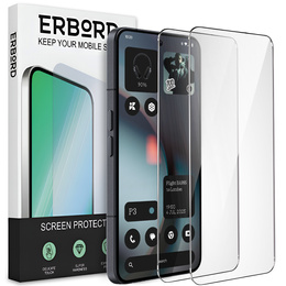 2x tvrzené sklo pro Samsung Galaxy A15 4G / A15 5G / M15, ERBORD 9H Hard Glass na displeji