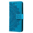 Klopové pouzdro pro Oppo A17, Mandala, modré