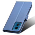 Klopové pouzdro pro Motorola Moto G24 / G24 Power / G04, Wallet Smart Magnet, modré