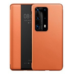 Flipové pouzdro pro Huawei P40 Pro, Side View, oranžové