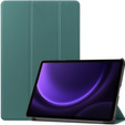Pouzdro pro Samsung Galaxy Tab S9 FE, trojité, zelené