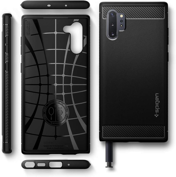Pouzdro Spigen Rugged Armor pro Samsung Galaxy Note 10+ Plus