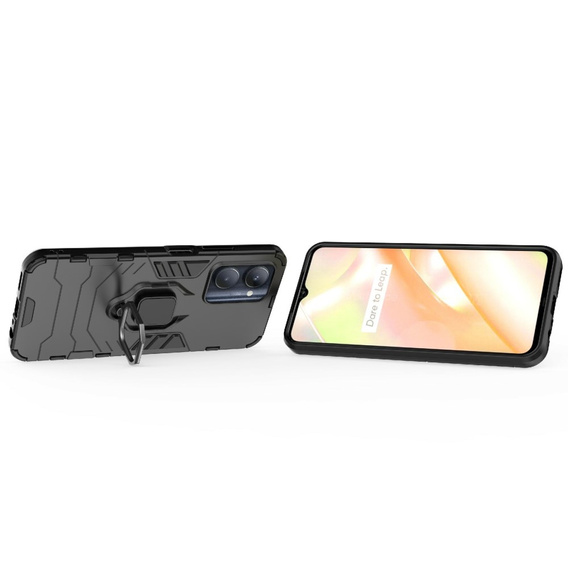 Pouzdro pro Realme C33, Kickstand Ring, černé