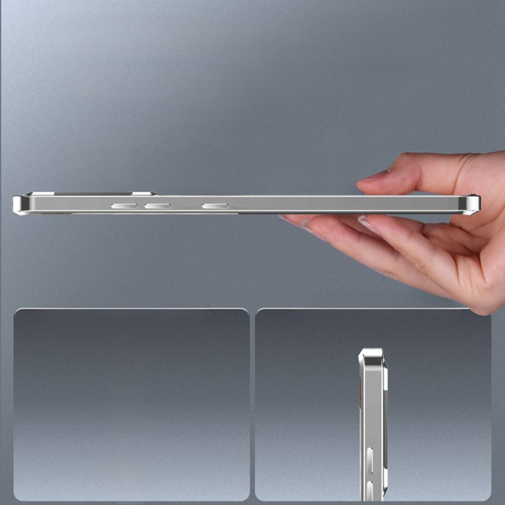 Ochranné pouzdro na fotoaparát pro Samsung Galaxy S20 FE, CamShield MagSafe, průhledná / stříbrná