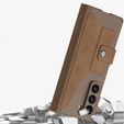 Peněženkové pouzdro s klopou hnědé pro Samsung Galaxy Z Fold 7 5G