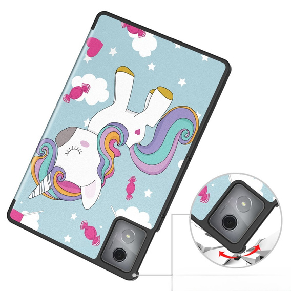 Pouzdro pro Lenovo Tab K11 Plus, Smartcase, unicorn