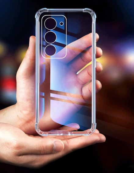 Pouzdro pro Xiaomi Redmi 15 5G / 4G, vyztužené, s ochranou fotoaparátu, průhledné