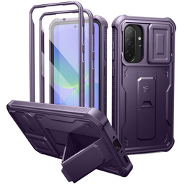 Pancéřové pouzdro pro Samsung Galaxy A36 5G, Dexnor Full Body (Two Frames), fialové