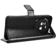 Klopové pouzdro pro Nothing Phone 3A Pro, Crazy Horse Wallet, černé