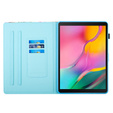 Pouzdro pro Samsung Galaxy Tab S6 Lite 2022 / 2020, s klopou, raccoon
