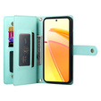 Klopové pouzdro pro Oppo Reno 13 5G, Wallet Zipper Pocket, mincovní