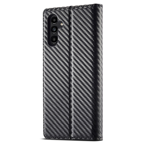 Flipové pouzdro pro Samsung Galaxy S25, Carbon LC.IMEEKE, černé