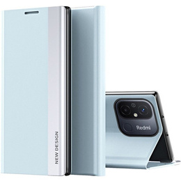 Klopové pouzdro pro Xiaomi Redmi 12C, Side Magnetic, modré